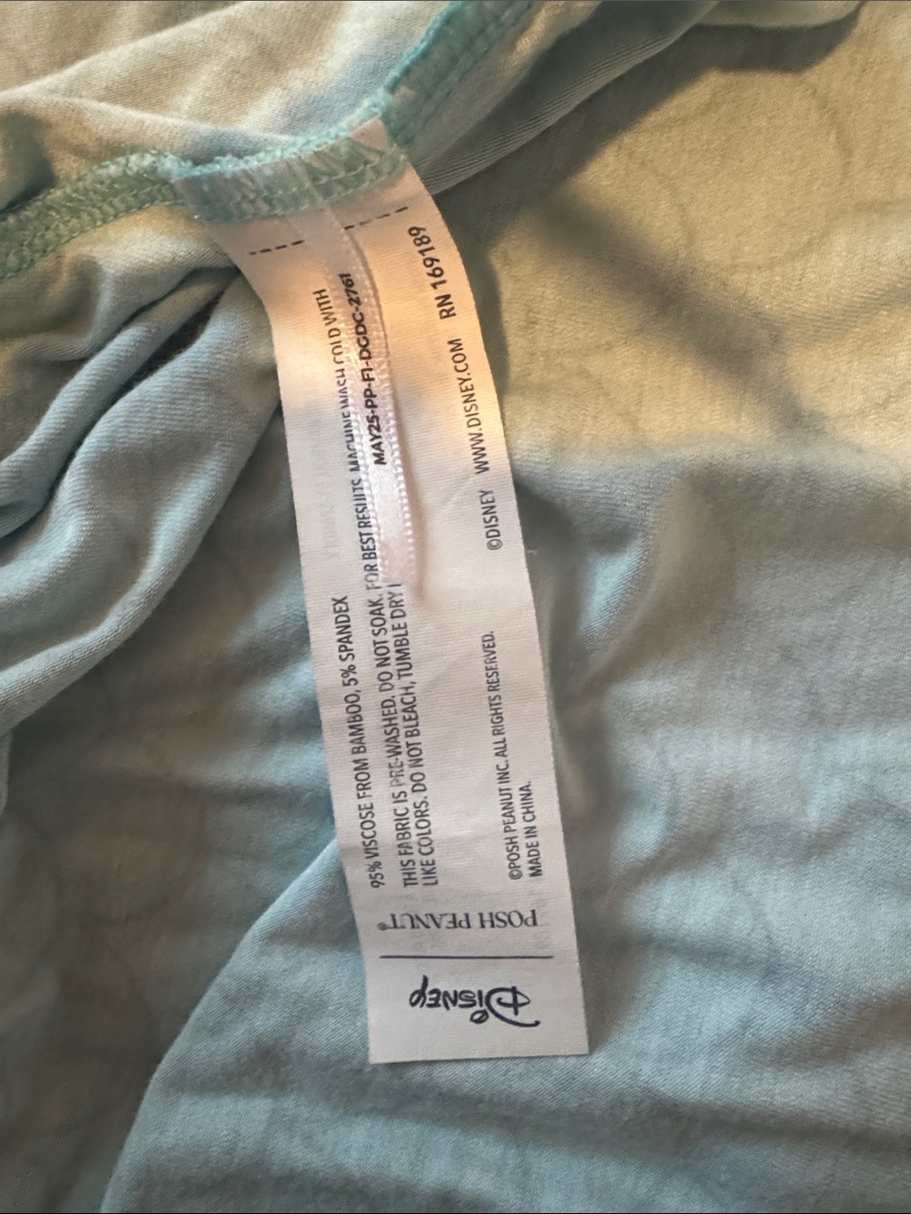 Posh Peanut Aqua and Purple Mermaid Print Dress - Picture 7 of 8